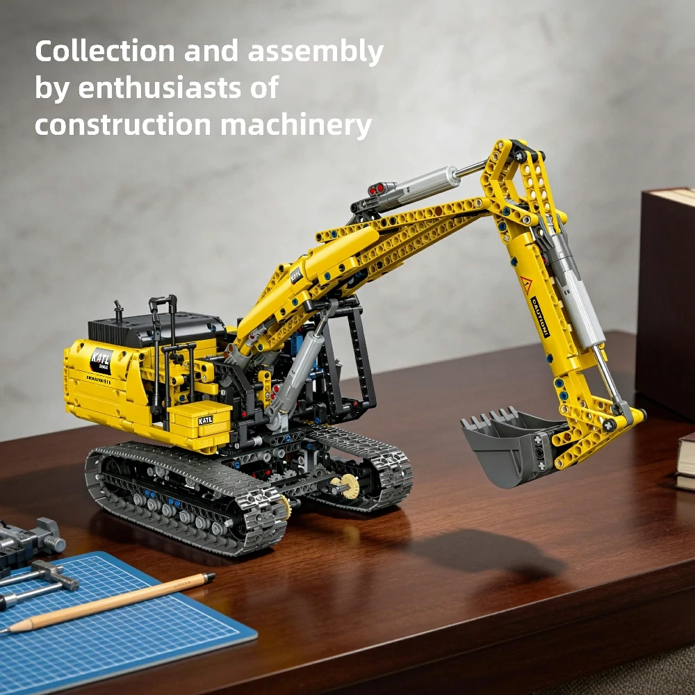 JIESTAR 57023 FULL-FEATURED CRAWLER EXCAVATOR 1:20 Technic