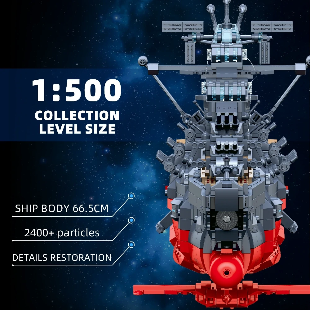 JIESTAR 58278 Space Astral Vanguard Battleship 1:500 Military