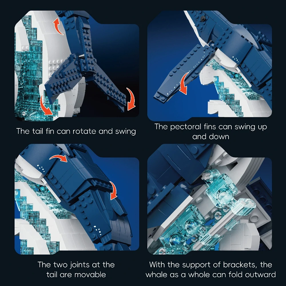 Xbert 66197 Blue Whale Creator Expert