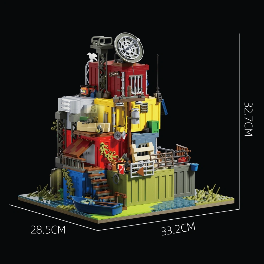 Xbert 66202 Post Apocalyptic Survivors Base Modular Buildings