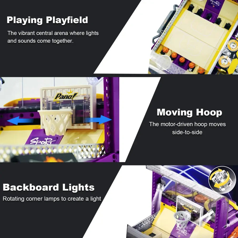 Xinzhuan XZ0009 Tabletop Basketball Arcade Machine Building Set Creator Expert