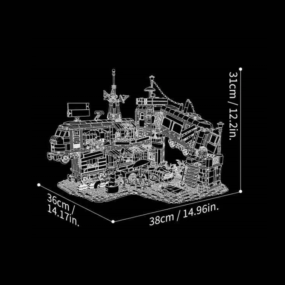 JIESTAR 59167 Train Park Modular Buildings