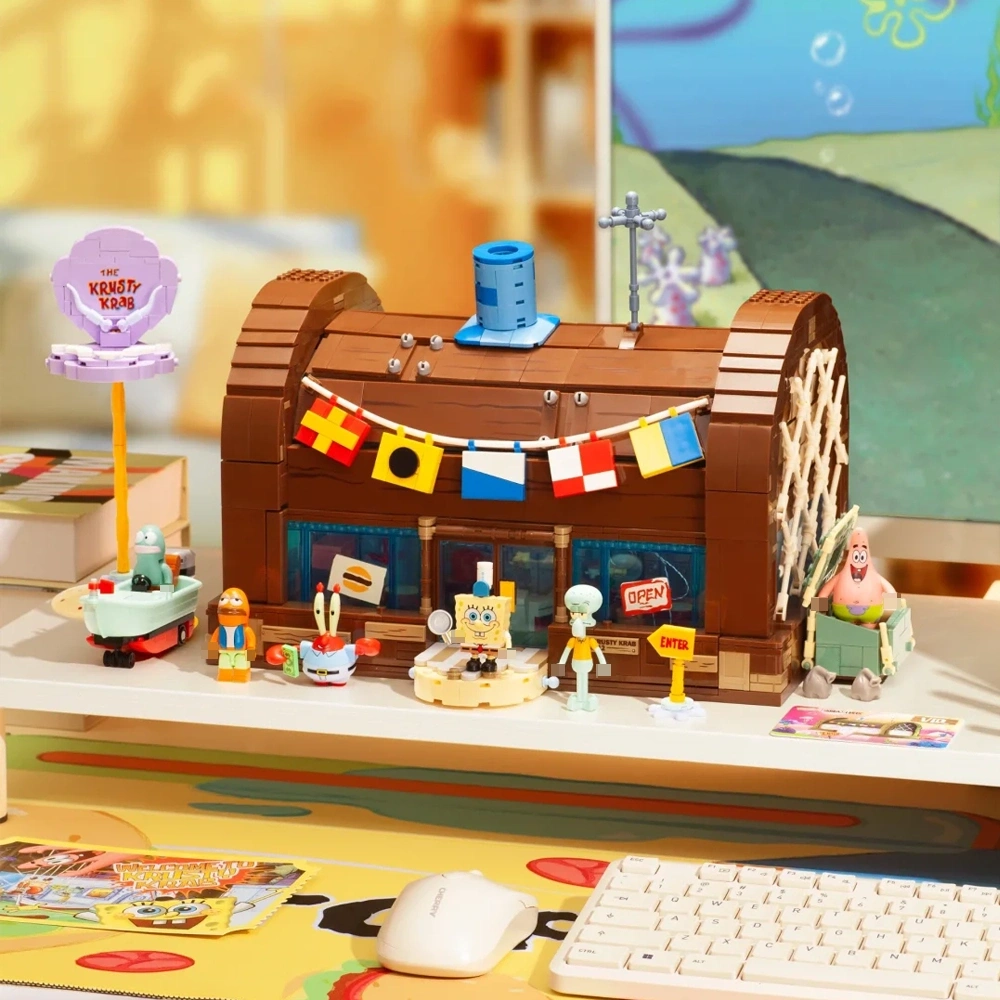 AREA-X AB0027 SpongeBob SquarePants The Krusty Krab Restaurant Movie & Game