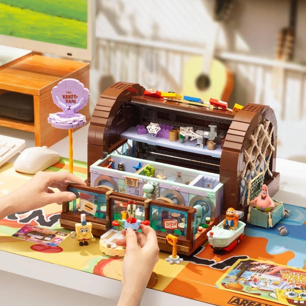 AREA-X AB0027 SpongeBob SquarePants The Krusty Krab Restaurant Movie & Game