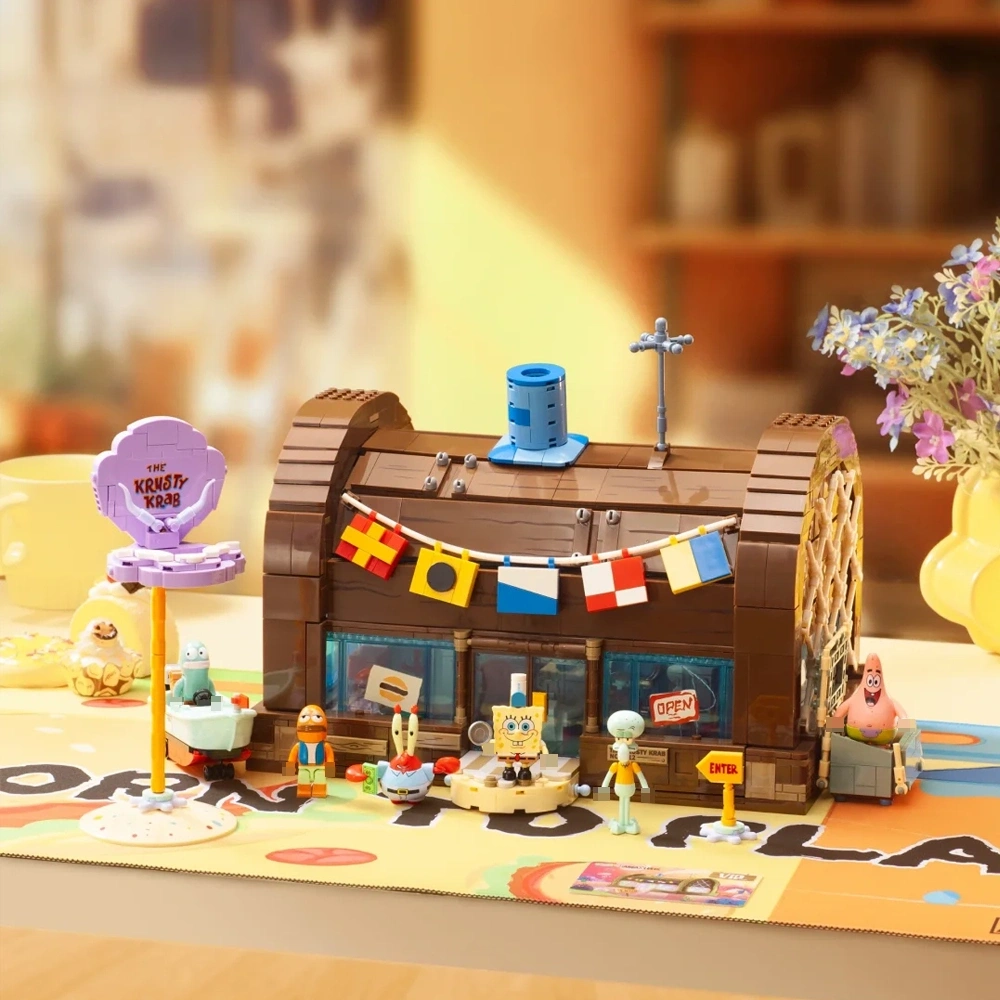 AREA-X AB0027 SpongeBob SquarePants The Krusty Krab Restaurant Movie & Game