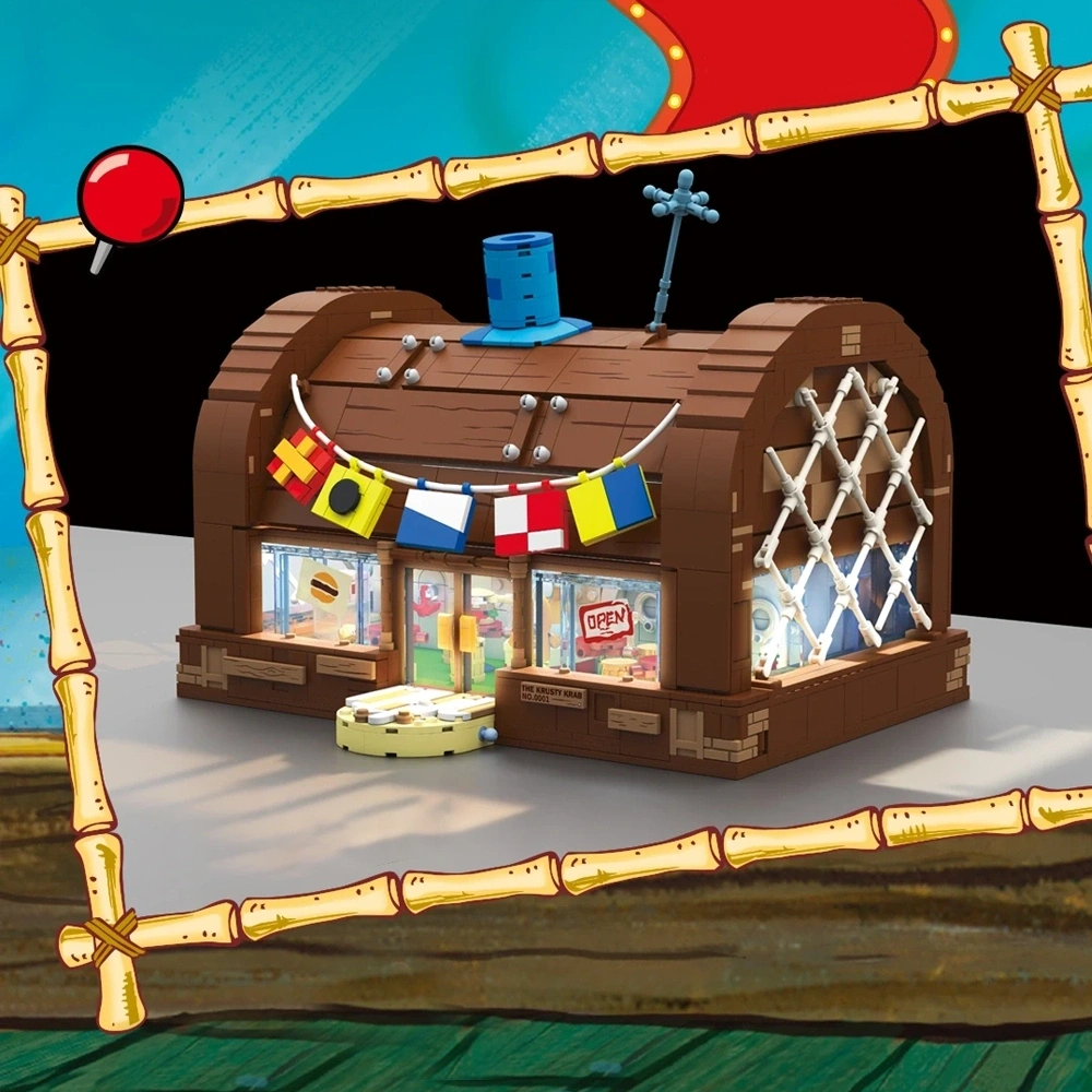 AREA-X AB0027 SpongeBob SquarePants The Krusty Krab Restaurant Movie & Game