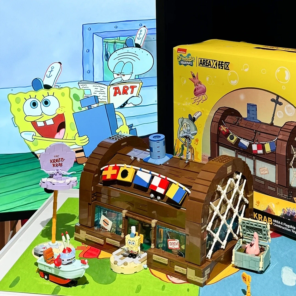 AREA-X AB0027 SpongeBob SquarePants The Krusty Krab Restaurant Movie & Game