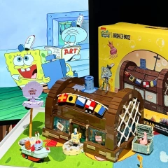 AREA-X AB0027 SpongeBob SquarePants The Krusty Krab Restaurant Movie & Game