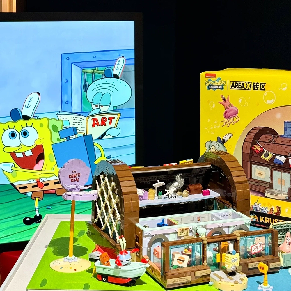 AREA-X AB0027 SpongeBob SquarePants The Krusty Krab Restaurant Movie & Game