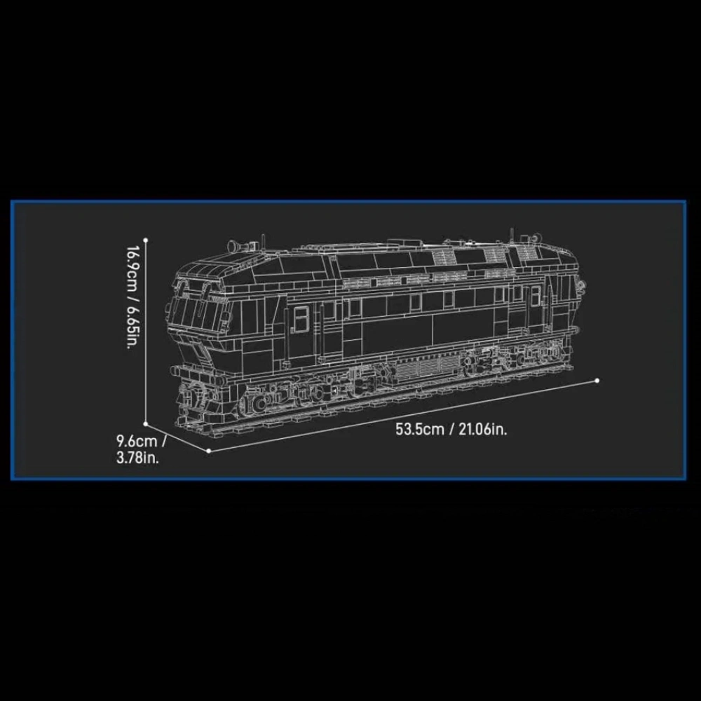 JIESTAR JJ9259 TEP70 Diesel locomotive Technic
