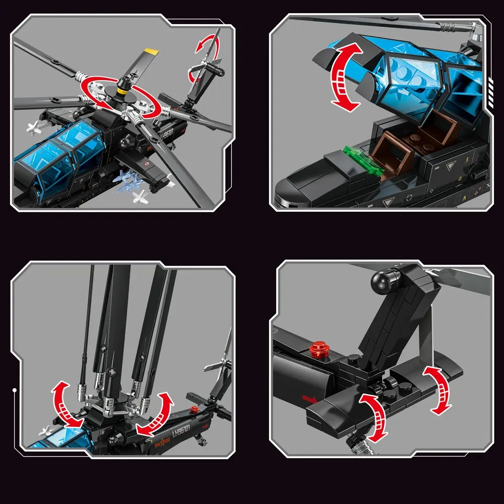 SEMBO 202295 Z-21 Armed Helicopter Military