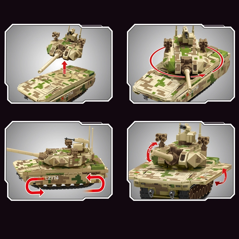 SEMBO 203275 Type ZTZ-100 Main Battle Tank Military