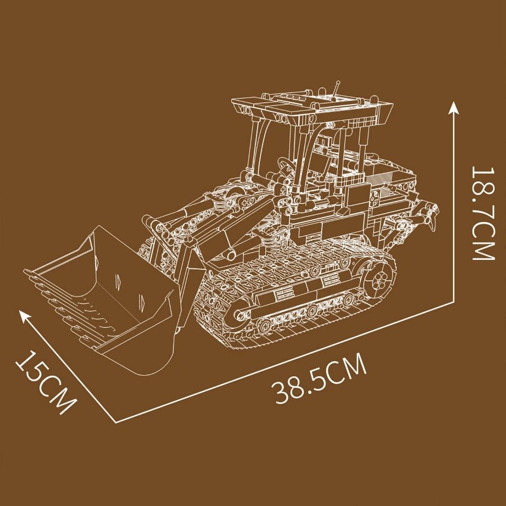 MouldKing 17098 Track Loader Technic