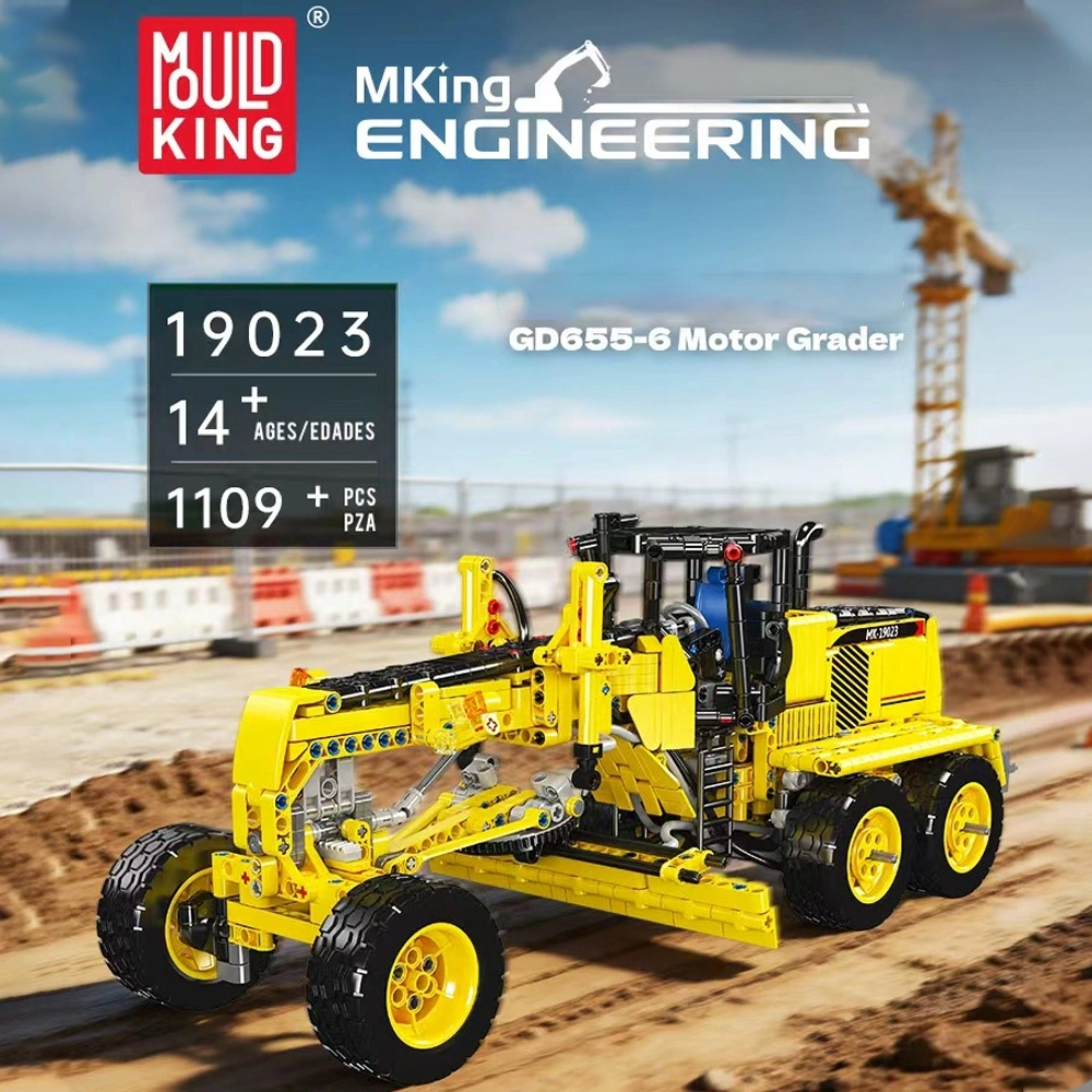 MouldKing 19023 GD655-6 Motor Grader Technic