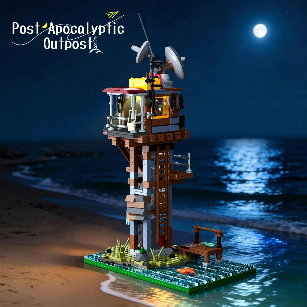 Xbert 66203 Post Apocalytic Outpost Modular Buildings