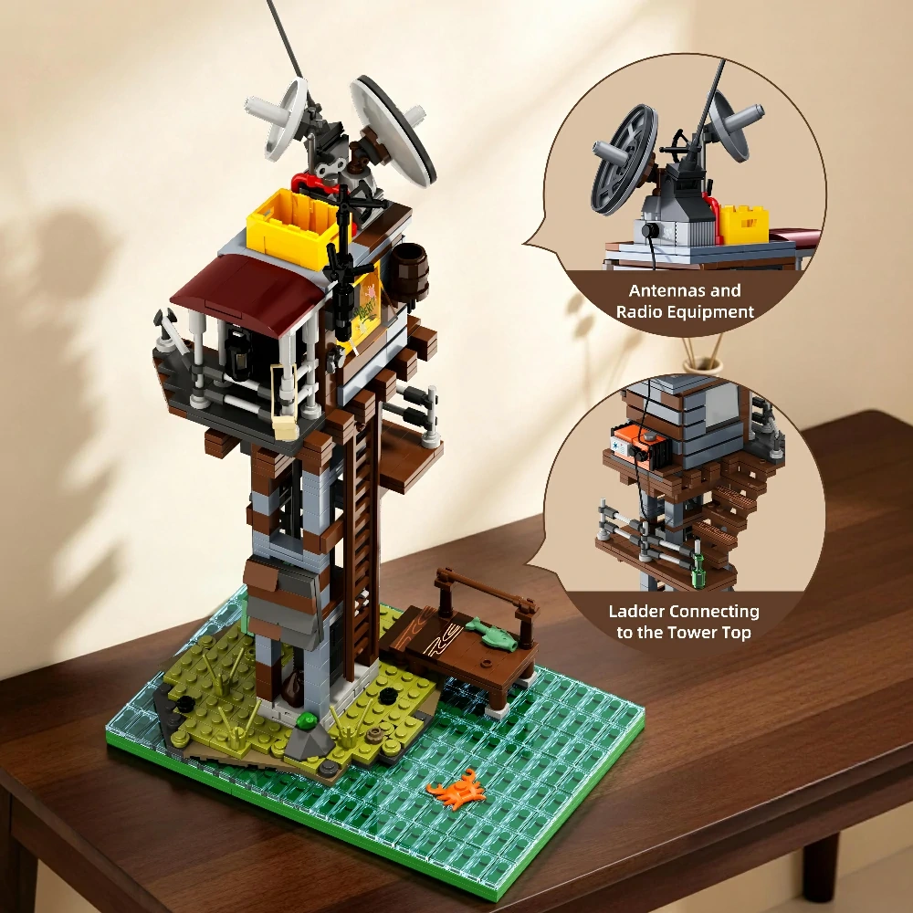 Xbert 66203 Post Apocalytic Outpost Modular Buildings