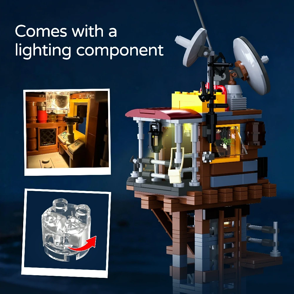 Xbert 66203 Post Apocalytic Outpost Modular Buildings