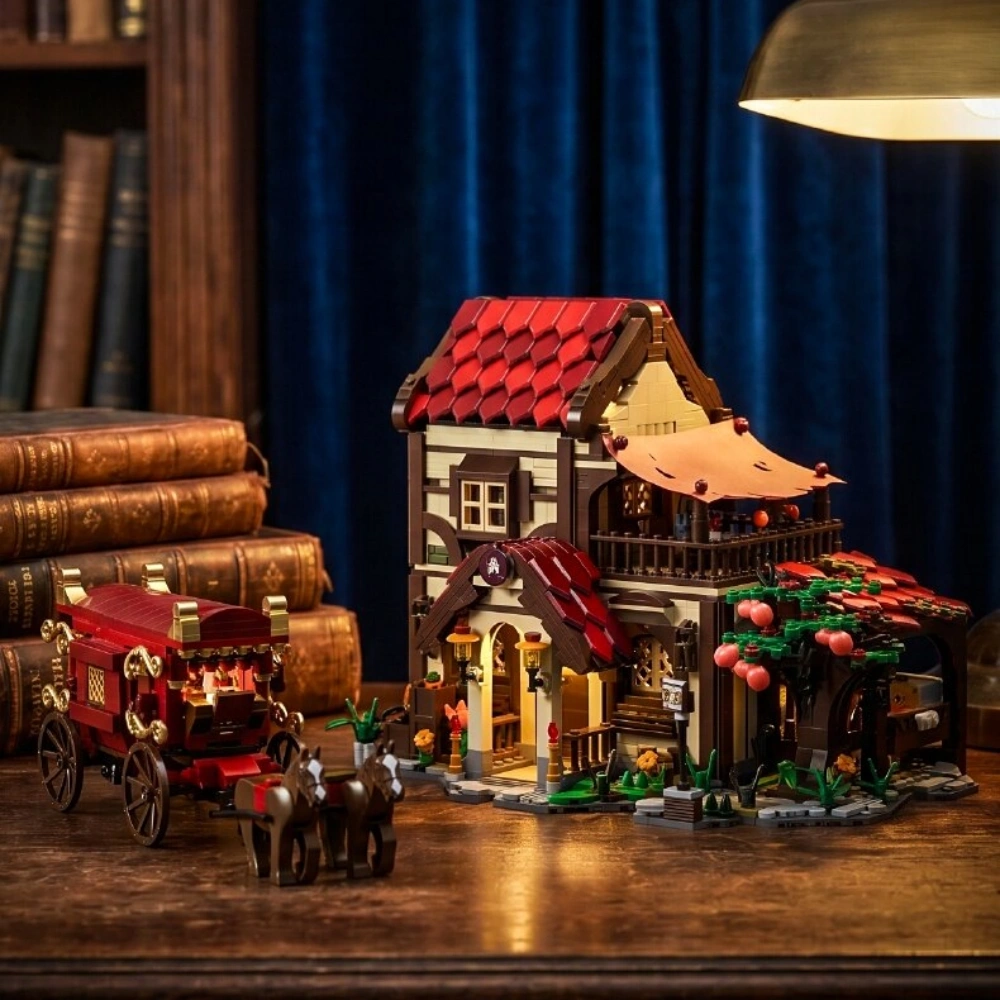 HUIYOYOYI H1017 MEDIEVAL CARRIAGE STATION Modular Buildings