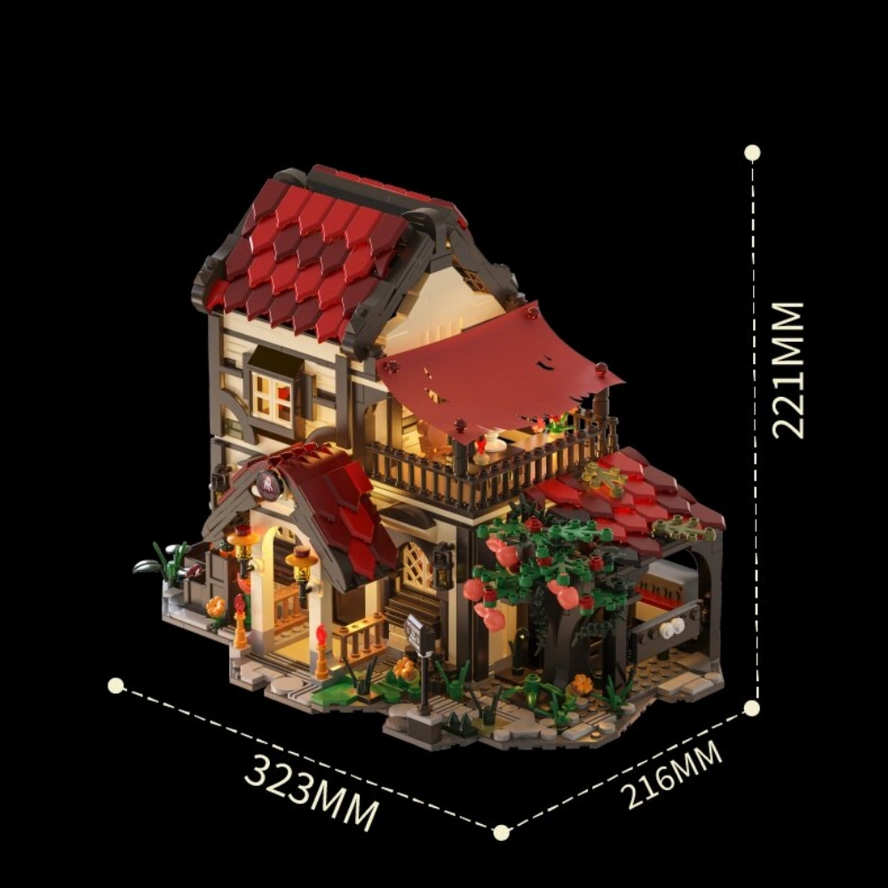HUIYOYOYI H1017 MEDIEVAL CARRIAGE STATION Modular Buildings