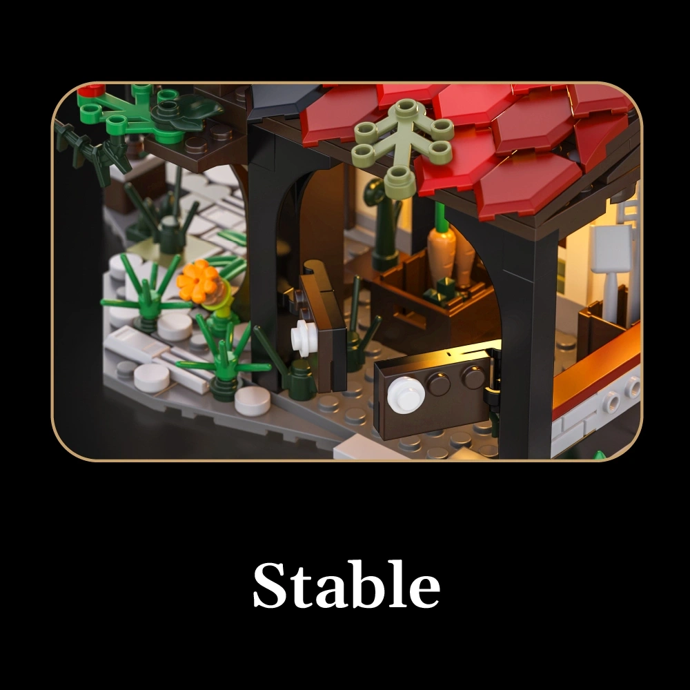 HUIYOYOYI H1017 MEDIEVAL CARRIAGE STATION Modular Buildings