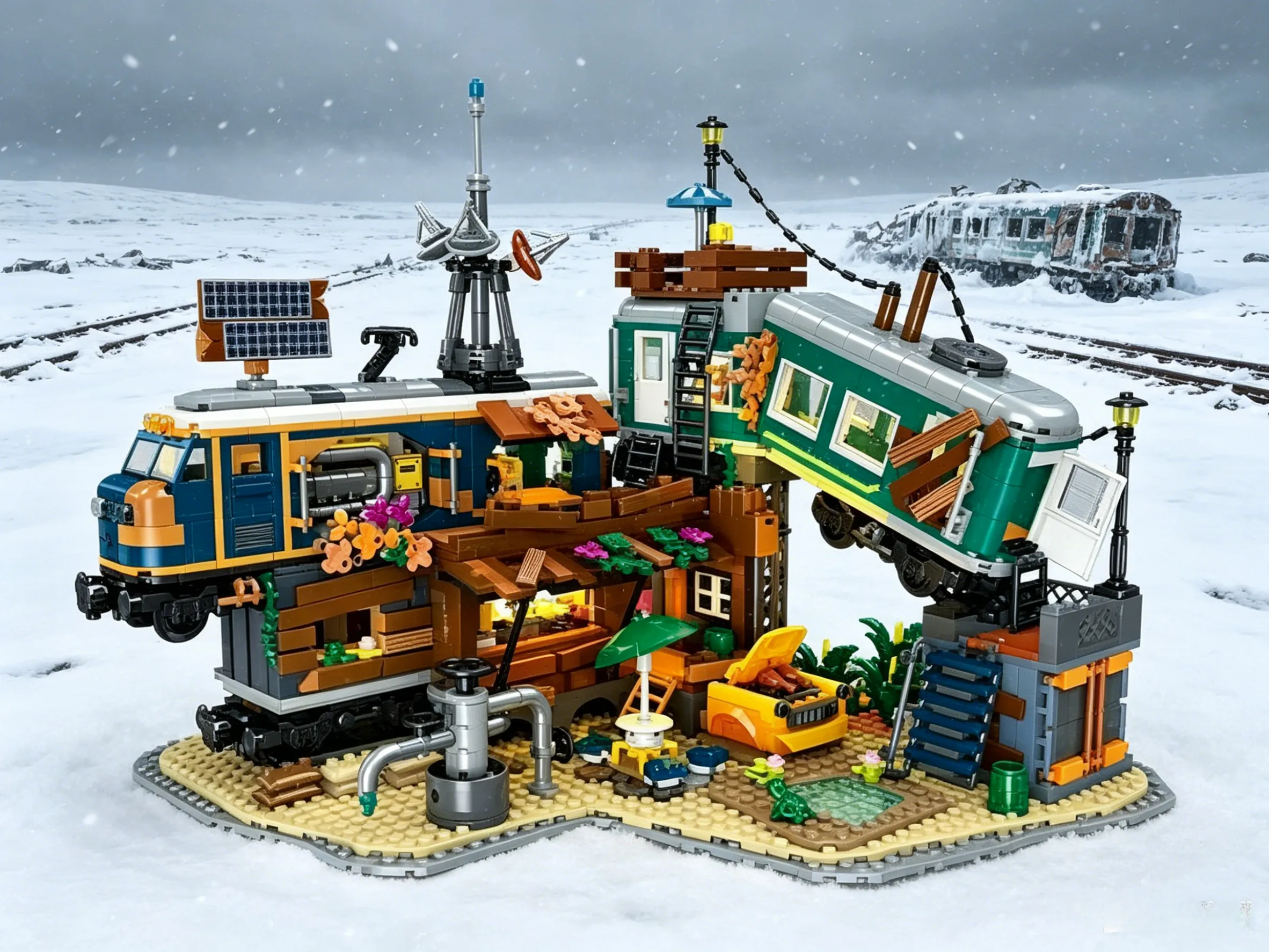 Survival Meets Lifestyle: Inside the Ultimate Quick-Disassembly Wasteland Train Park