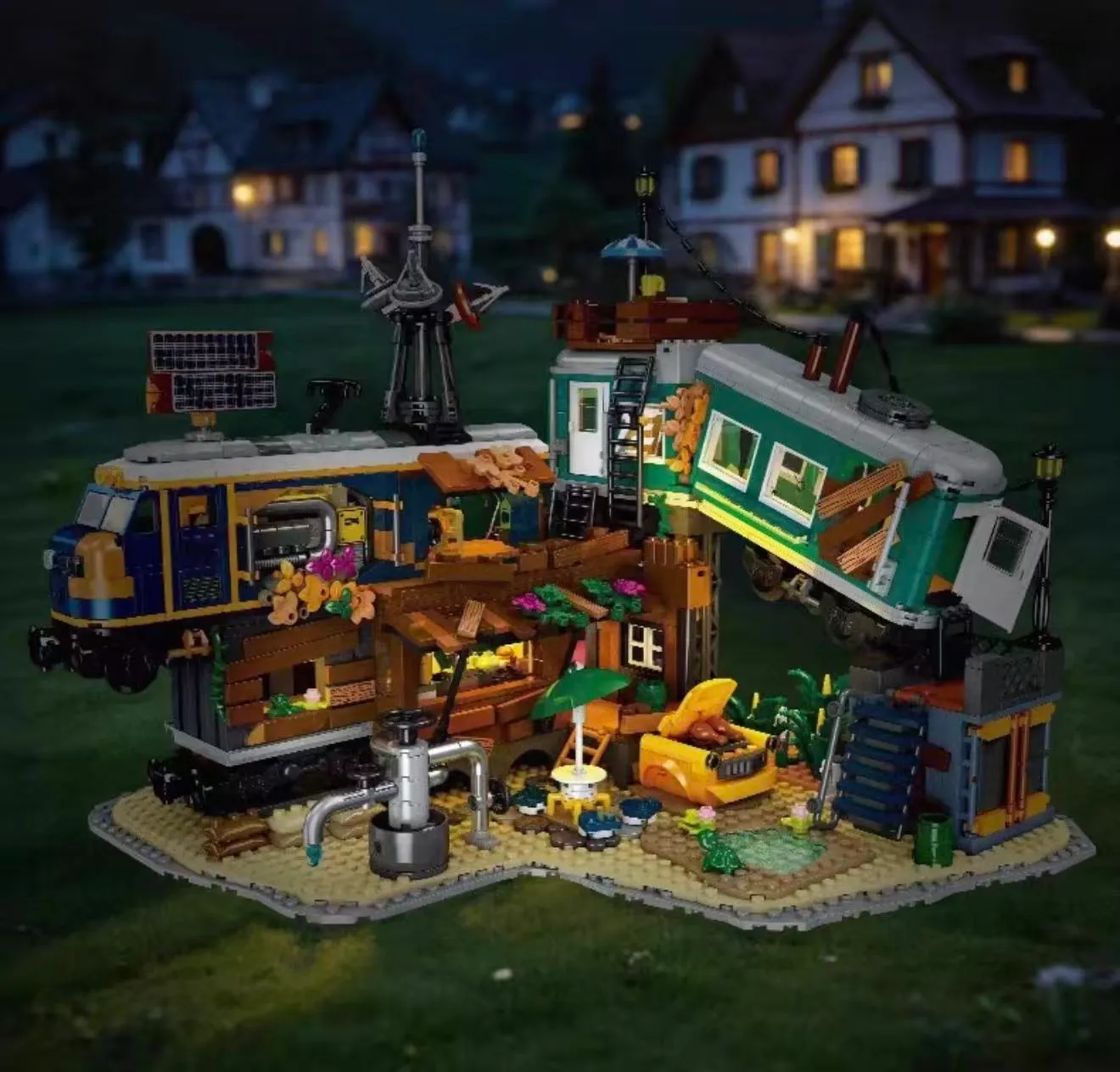 JIESTAR 59167 Train Park-with light effect