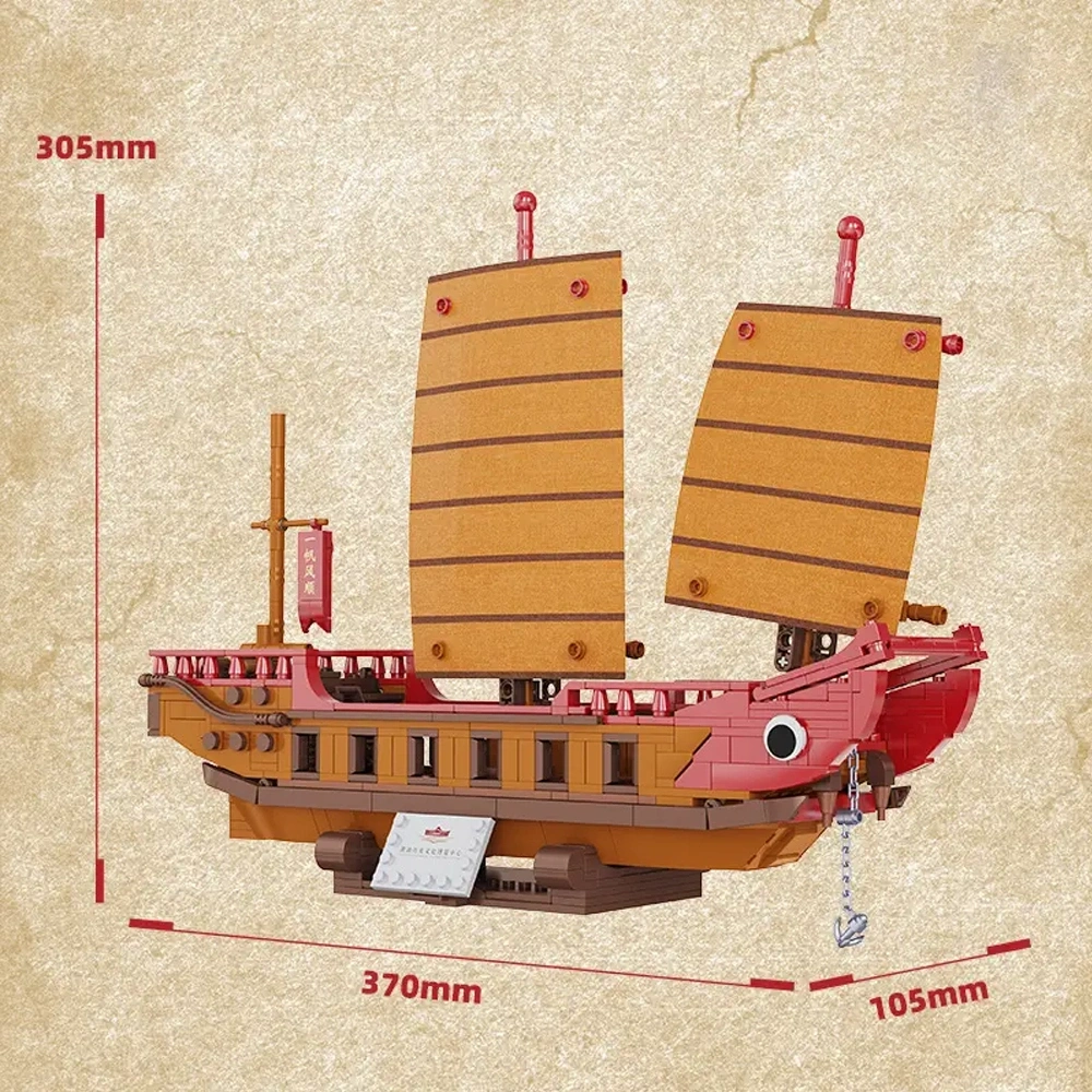 GOQI 3008 Red-Head Boats Technic
