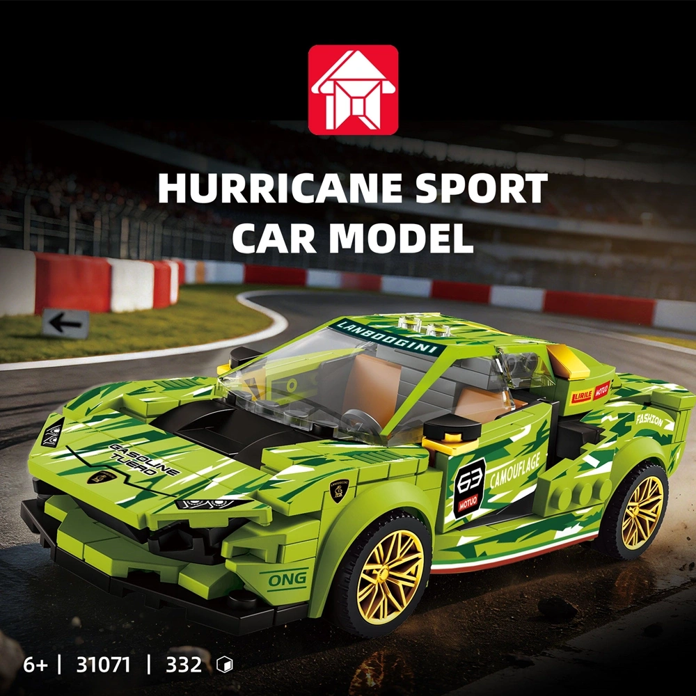 Leyi 31071 Lamborghini Hurricane Sport Car Model Technic