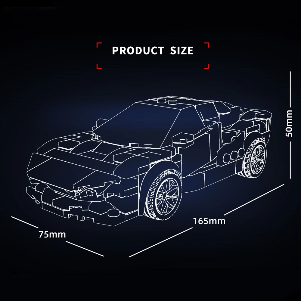 Leyi 31071 Lamborghini Hurricane Sport Car Model Technic