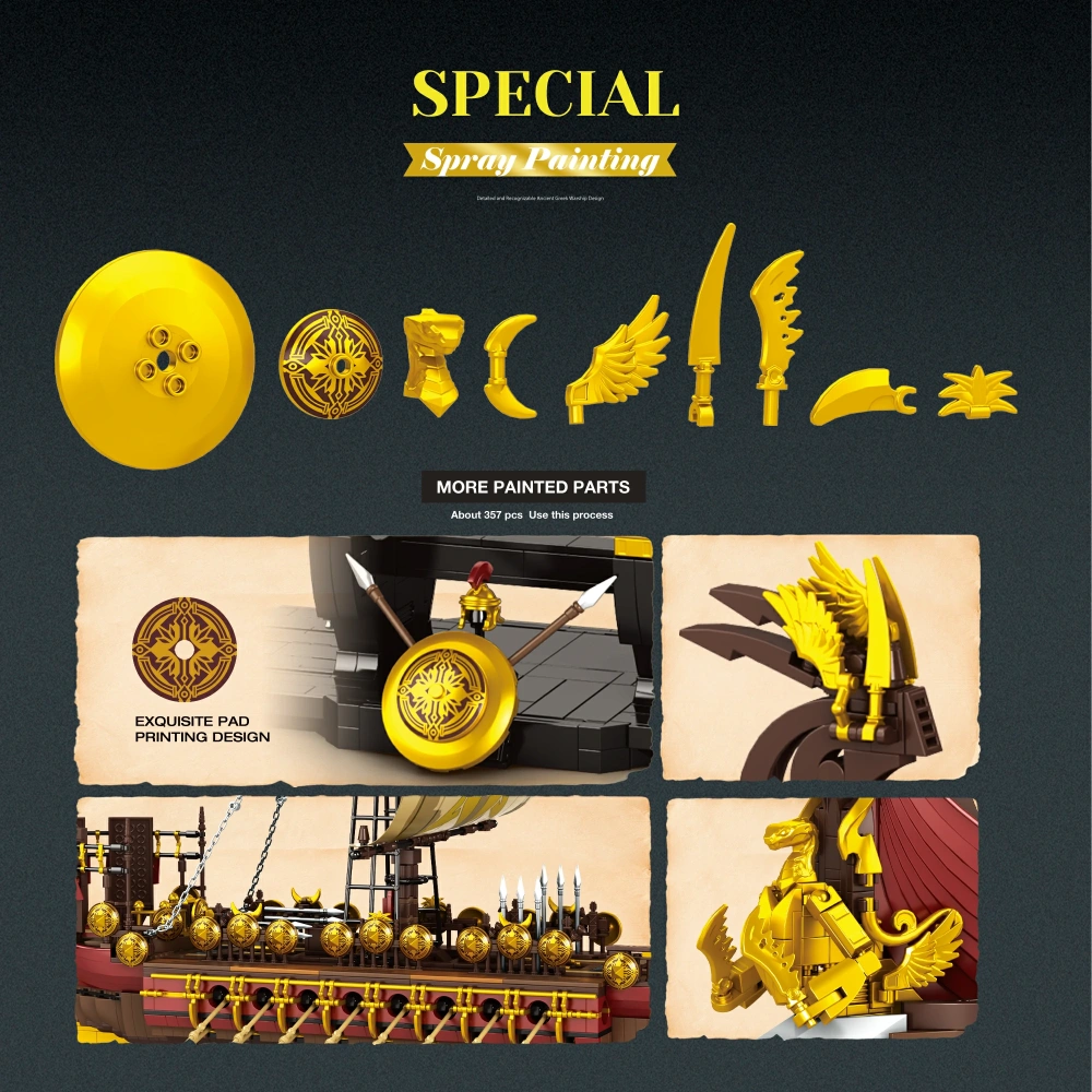 Reobrix 66104 Spartan Warships Technic