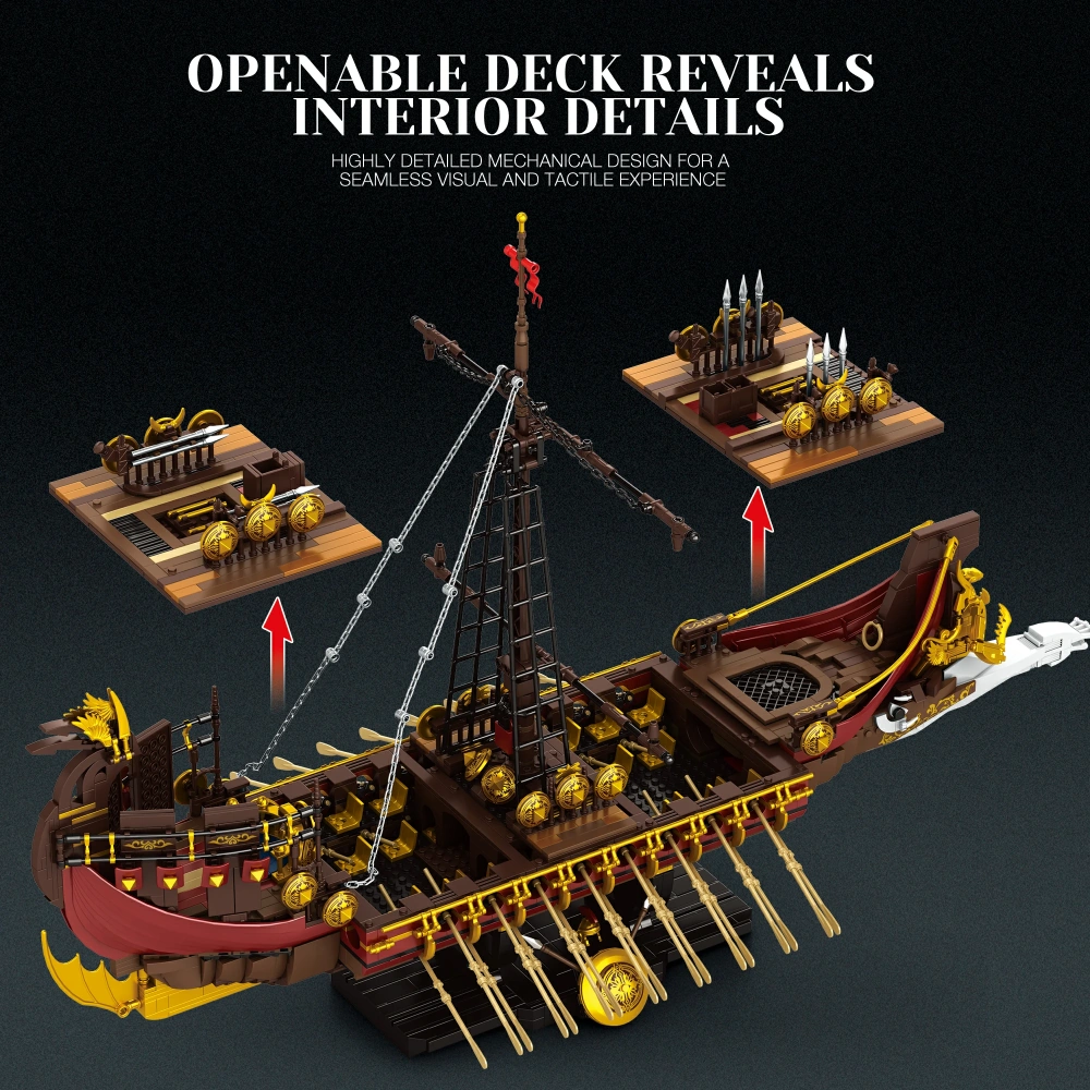 Reobrix 66104 Spartan Warships Technic