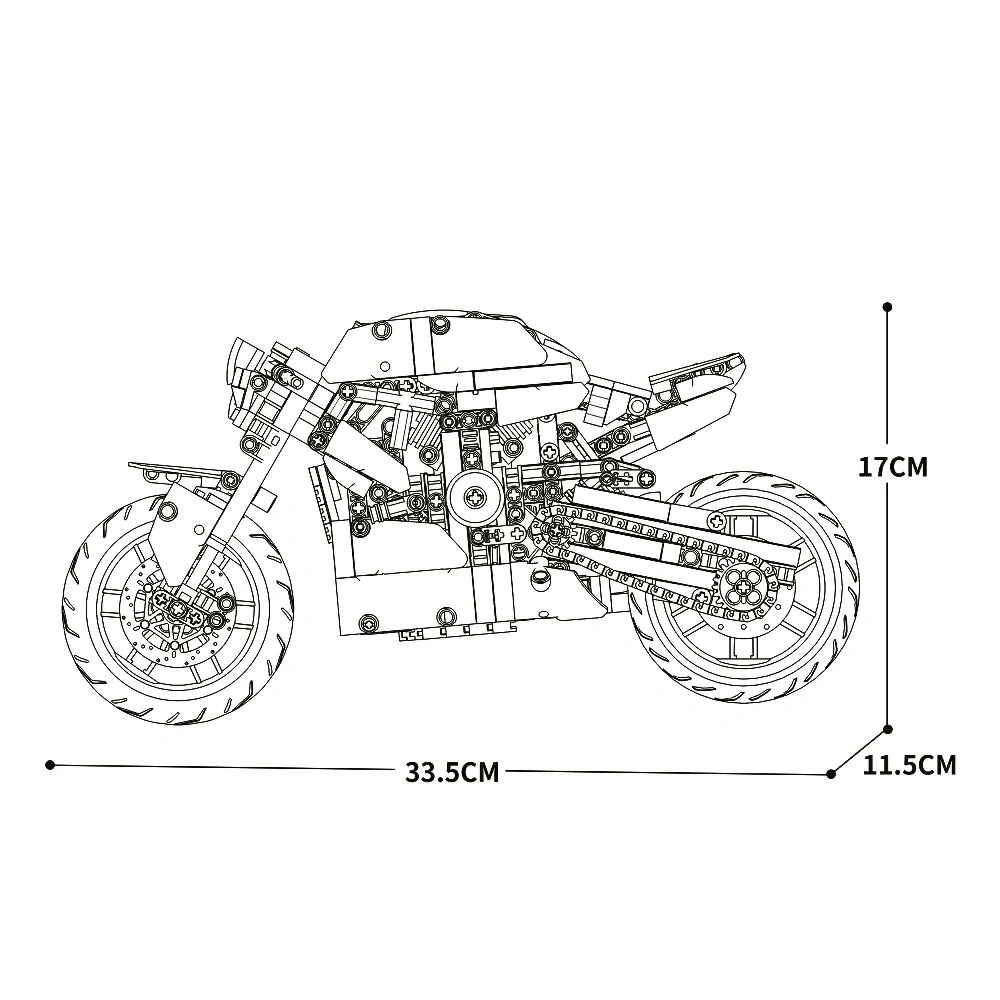 Reobrix 99041 Cafe Racer Technic