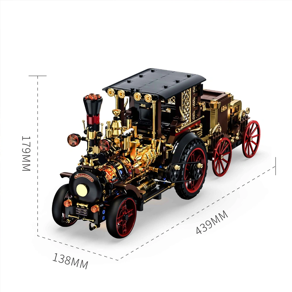 HUIYOYOYI H1003 Retro Mechanical Steam Car Technic