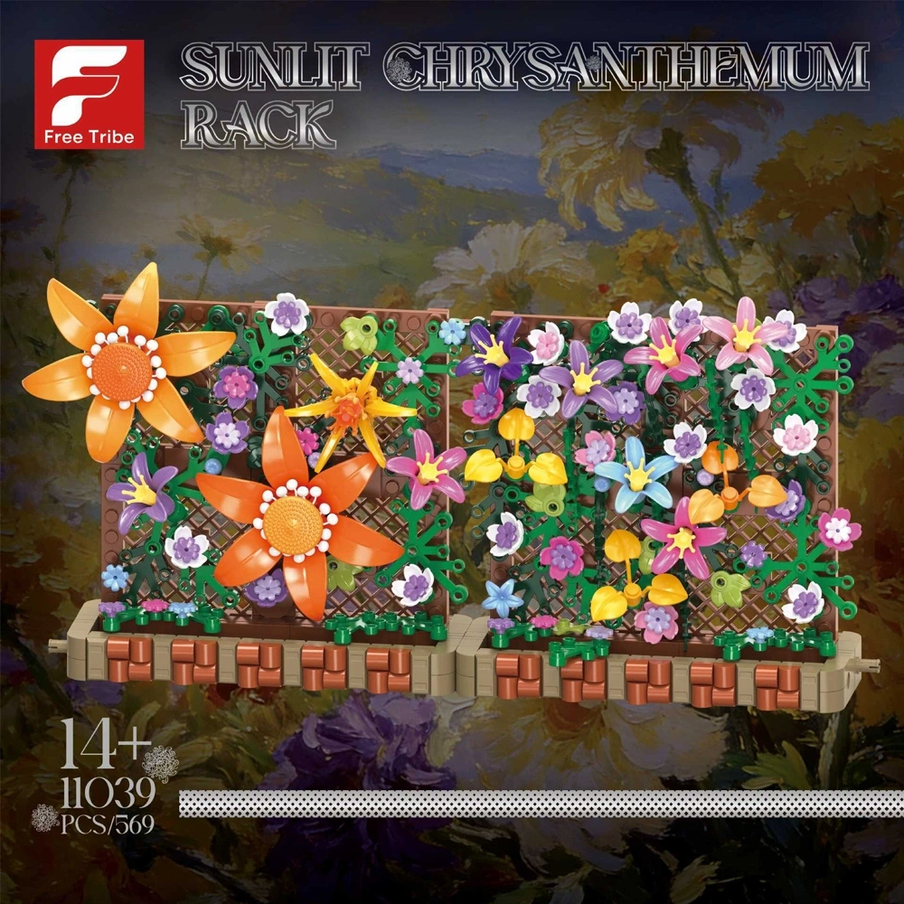 FreeTribe 11039 Sunlit Chrysanthemum Rack Creator Expert