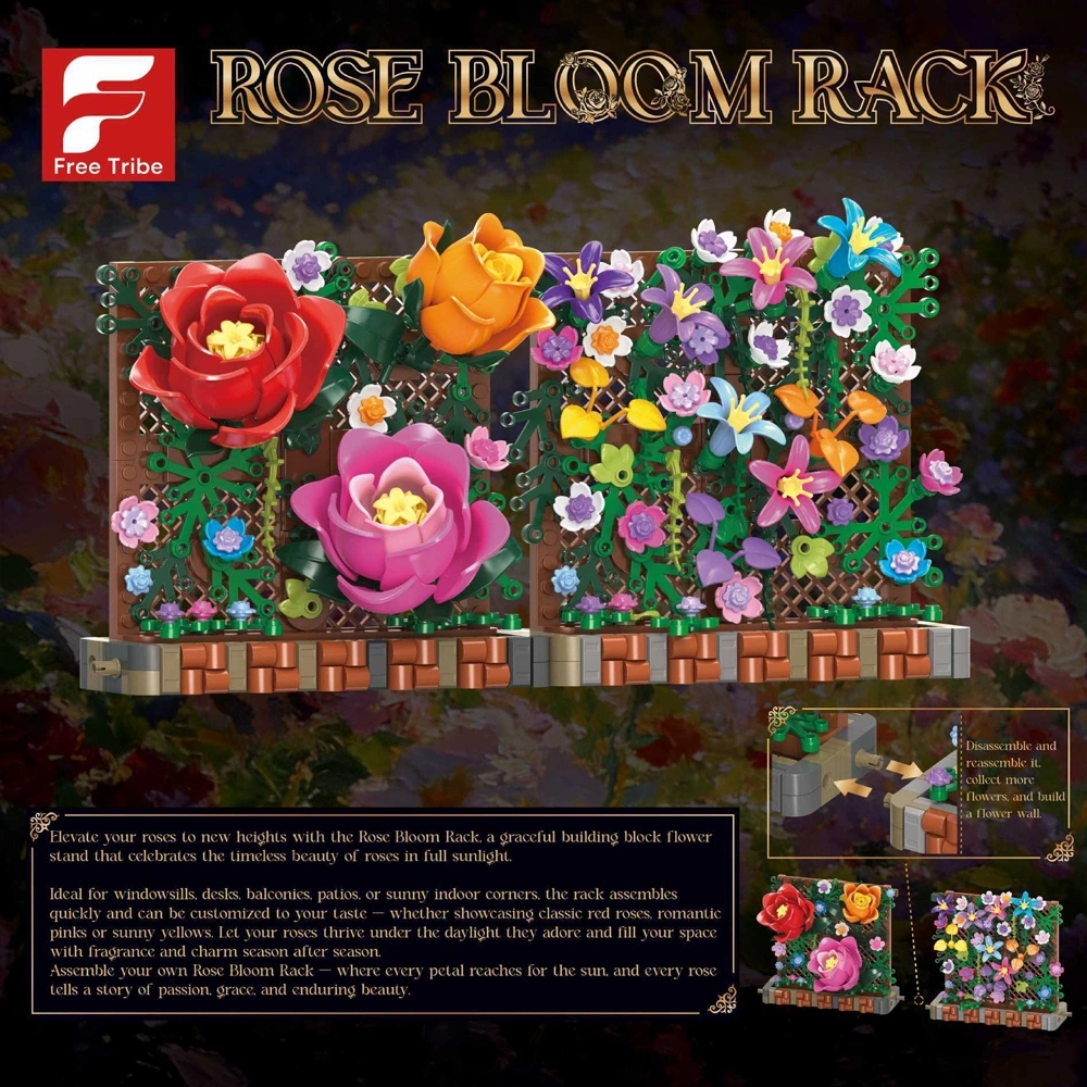 FreeTribe 11046 Rose BlOOM Rack Creator Expert