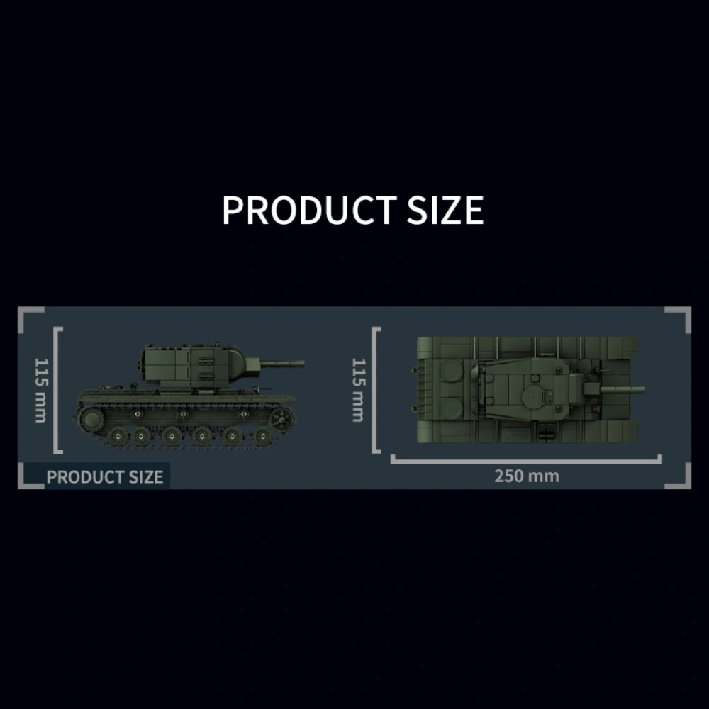 Leyi 66099 KV-2 Heavy Tank Military