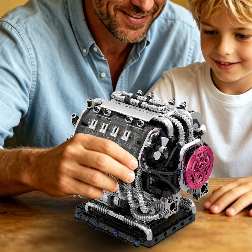 GISEGA G8912 GT V8 Engine Technic