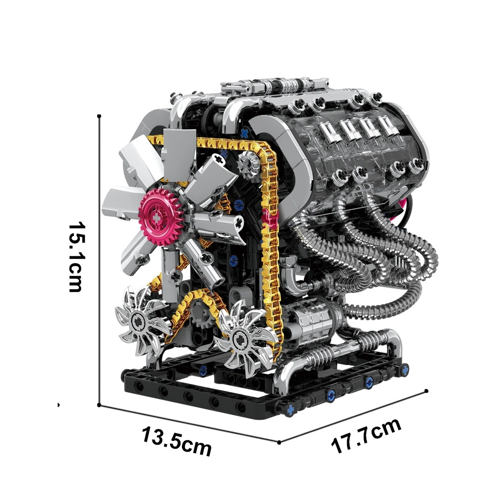 GISEGA G8912 GT V8 Engine Technic