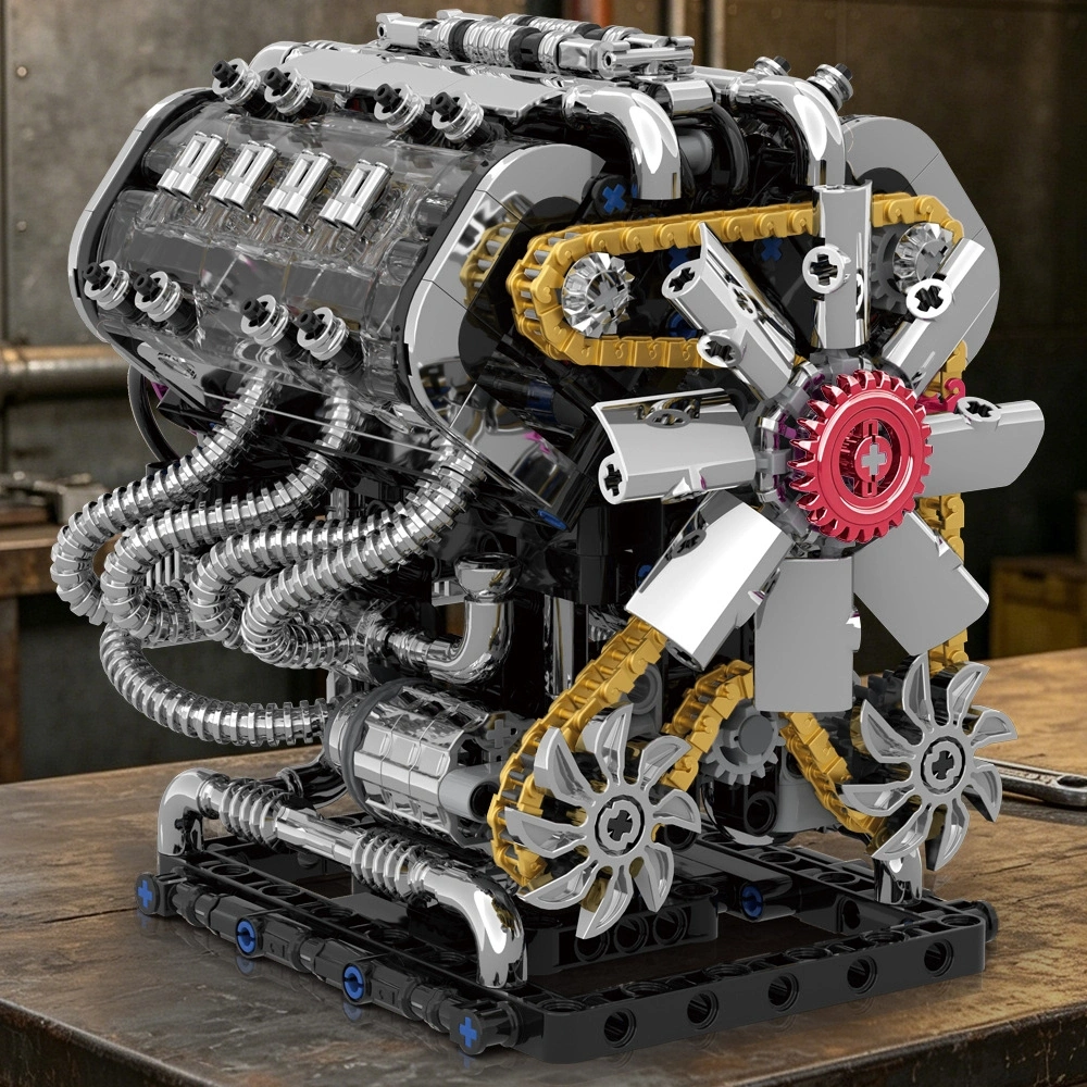 GISEGA G8912 GT V8 Engine Technic