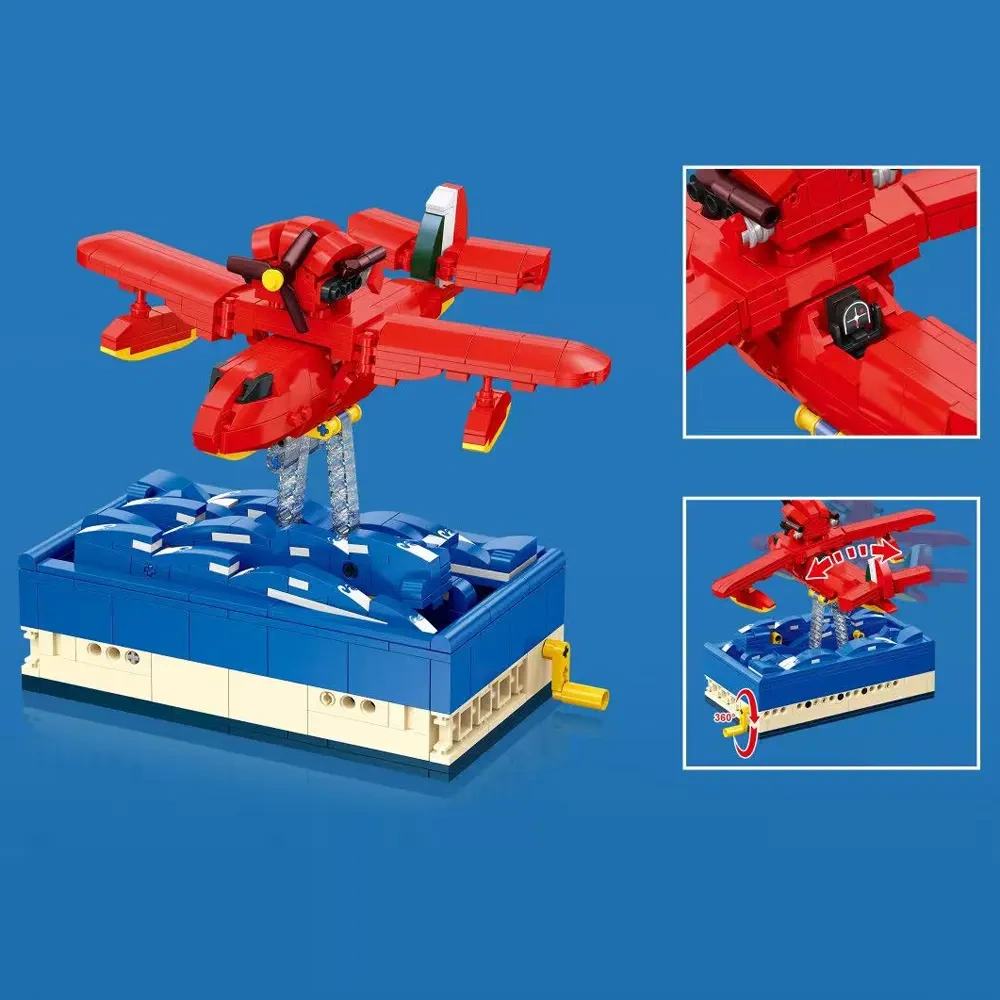 JIESTAR JJ9255 Porco Rosso Aircraft Movie