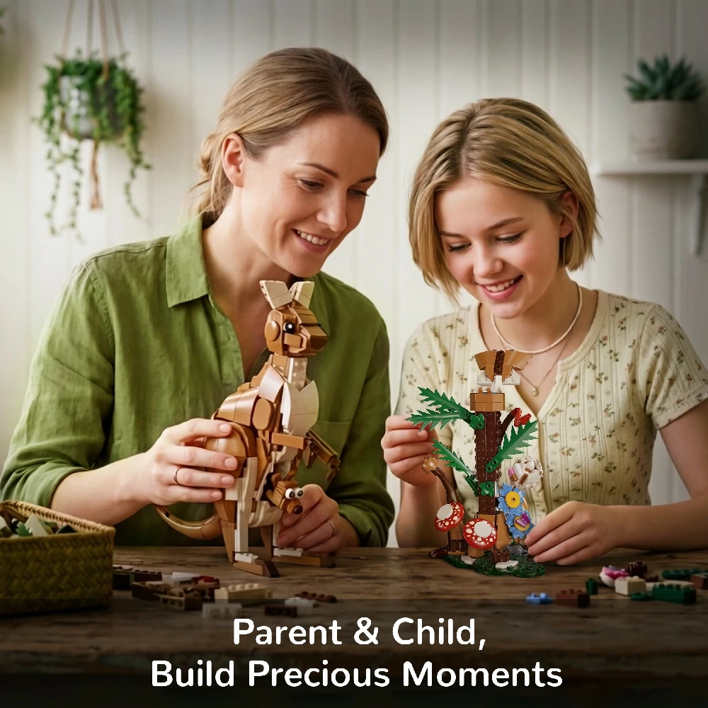 MIYO 1001 Animal Parent Child 3IN1 Creator Expert