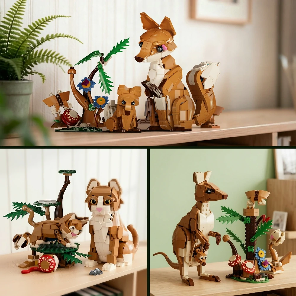 MIYO 1001 Animal Parent Child 3IN1 Creator Expert