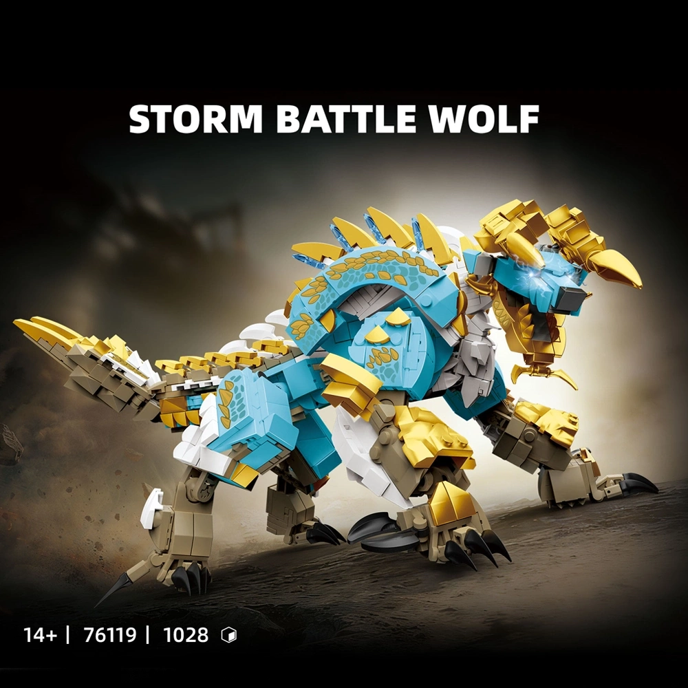 Leyi 76119 Zinogre MONSTER HUNTER Game