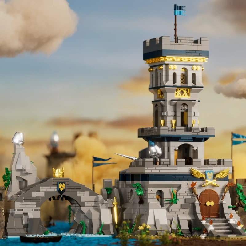 Iambrick 40215 Nest City:Azure Throne Modular Buildings