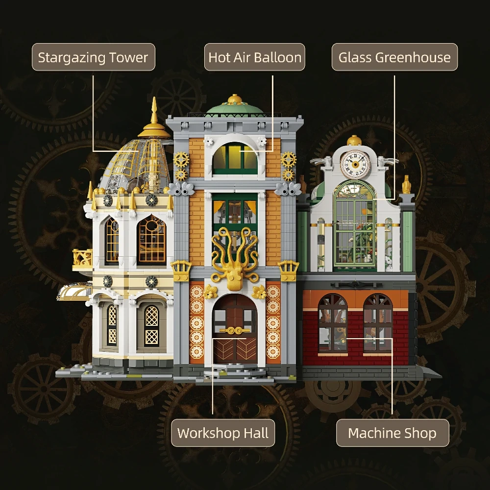 Xbert 66214 Steampunk Explorers Modular Buildings