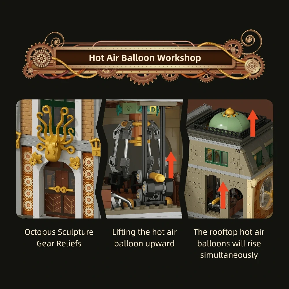 Xbert 66214 Steampunk Explorers Modular Buildings