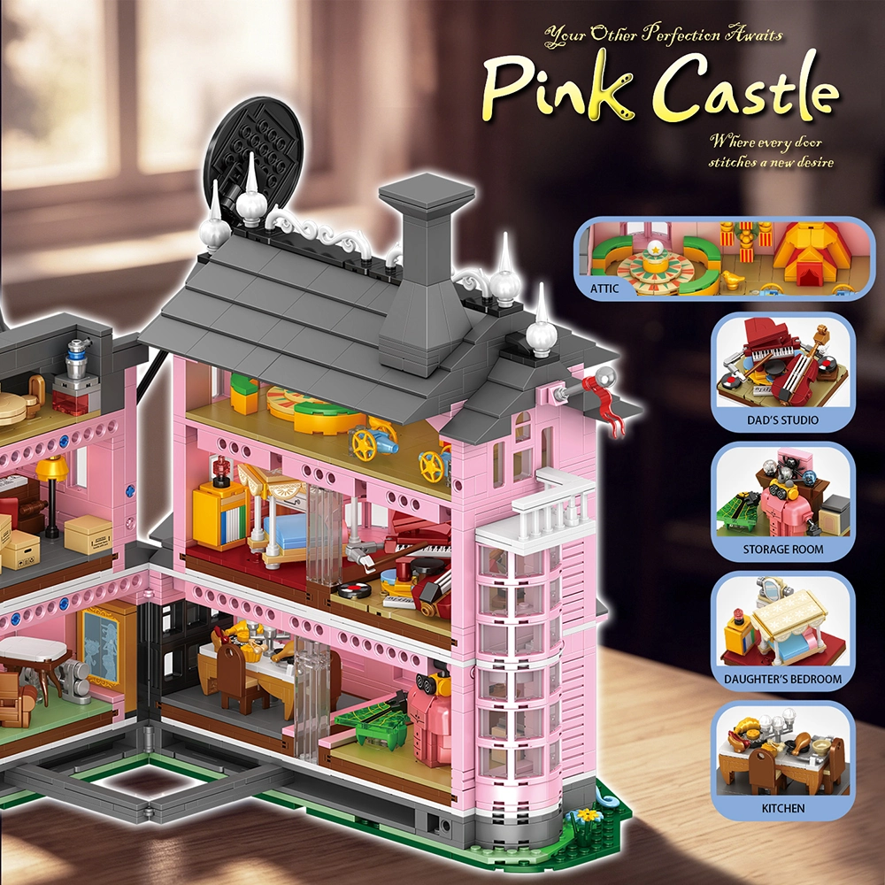 Barweer BWR104 Coraline Pink Castle