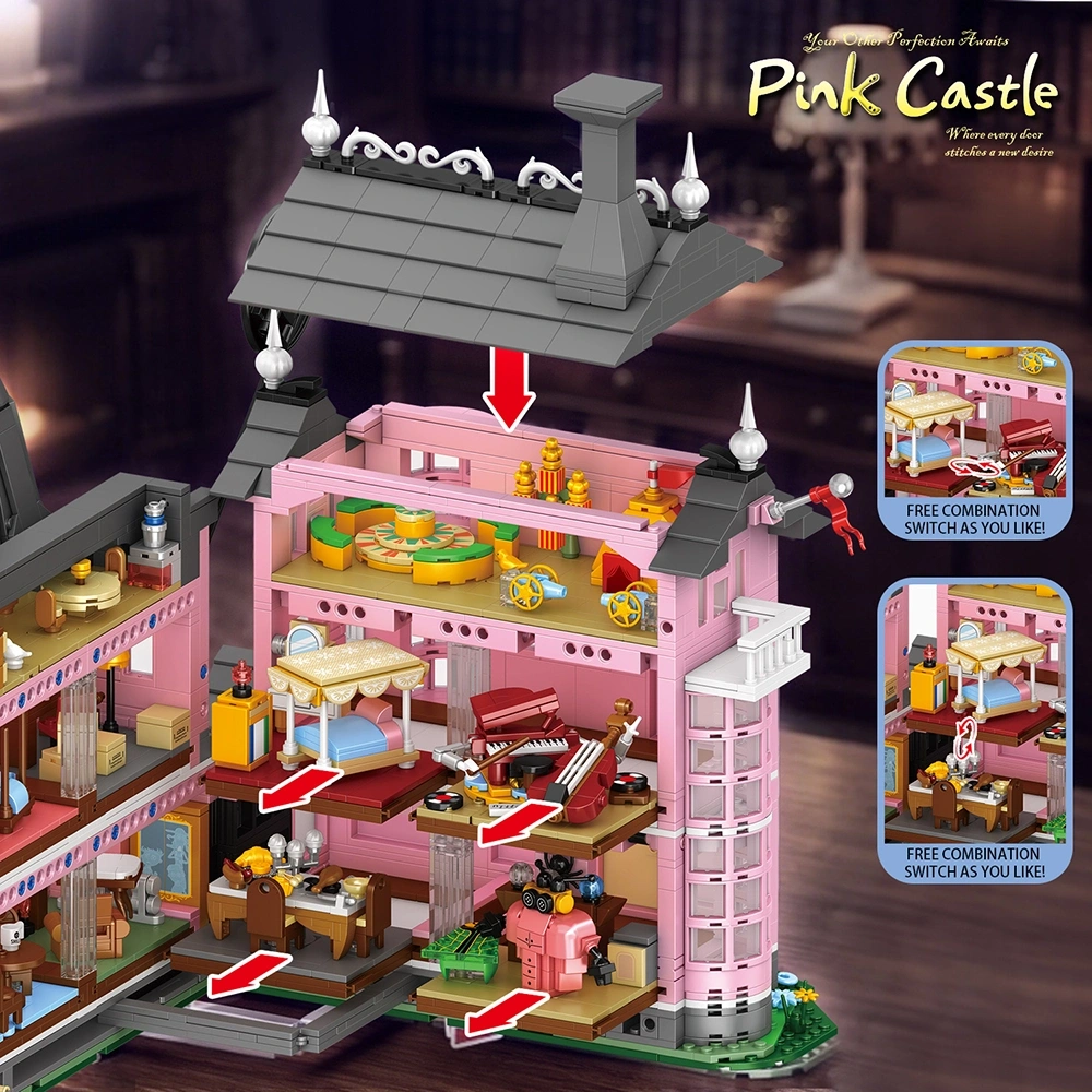 Barweer BWR104 Coraline Pink Castle Movie