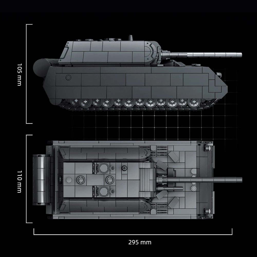 Leyi 66112 Maus Tank Military