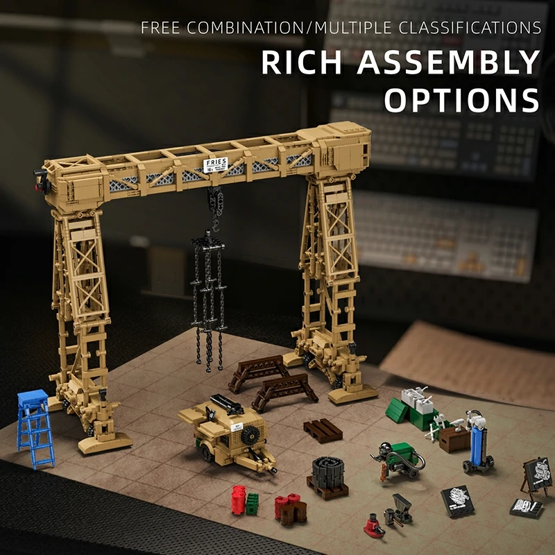 12GO 97037 RIVERS GANTRY CRANE Military